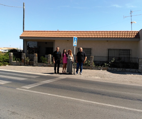 marcelo lopez, noelia villegas, maria villegas y juan jose callejon, en la carretera de venta vieja