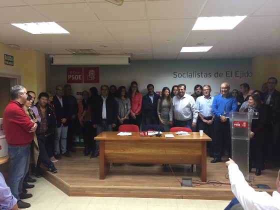 nueva comision ejecutiva municipal del psoe de el ejido