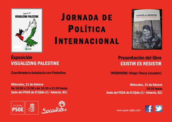 cartel acto palestina 21-02-18
