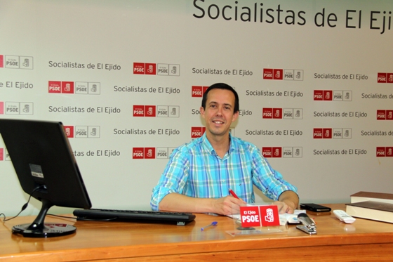 El PSOE de El Ejido felicita a José María Martín Fernández por su nombramiento como Delegado de Igualdad, Salud y Políticas Sociales