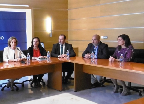 El PSOE de El Ejido, en la firma del acuerdo de Frutilados