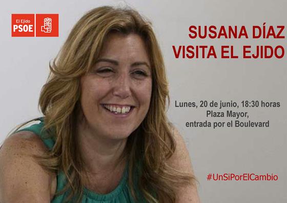 Susana Díaz, en El Ejido