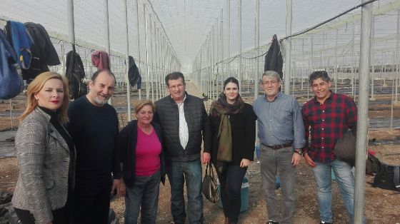 El PSOE de El Ejido explica a los afectados por el tornado las ayudas previstas por la Junta