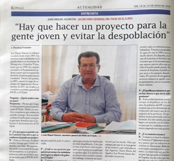 En el periódico ‘D-Cerca’