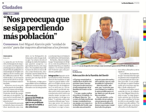 En ‘La Voz de Almería’
