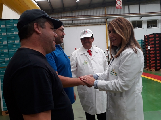 En el aniversario de Indasol, con la Presidenta de la Junta de Andalucía