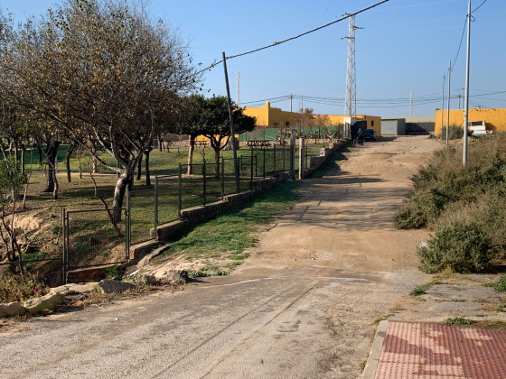 El PSOE de El Ejido reclama actuaciones inmediatas de asfaltado y acerado en las calles Níspero y Escobar de Matagorda
