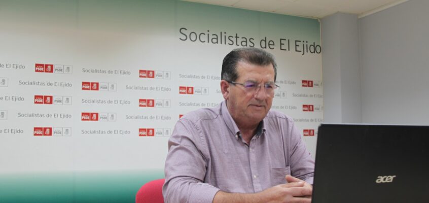 El PSOE de El Ejido pide al Gobierno local de PP y VOX que acometa las infraestructuras necesarias para acabar con las pérdidas de casi el 50% que se producen en las redes hídricas del municipio