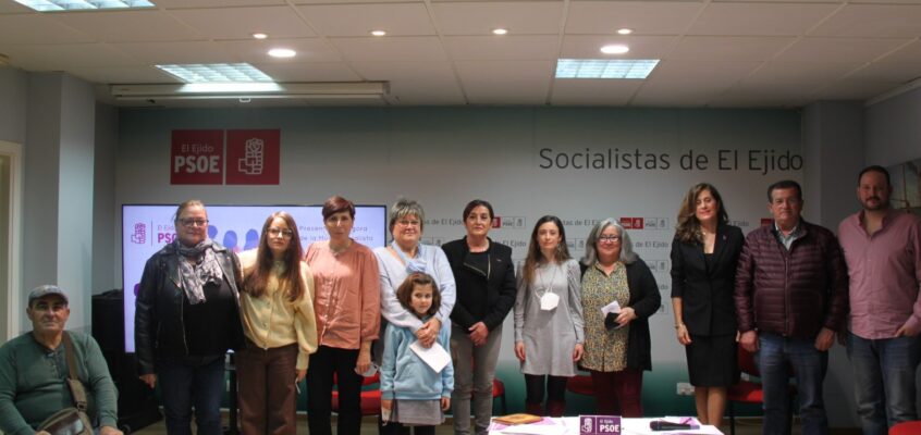 El PSOE presenta su Ágora de Mujeres Socialistas de El Ejido y pone el foco en la criminalización del movimiento feminista por parte de la ultraderecha en su acto central con motivo del 8M