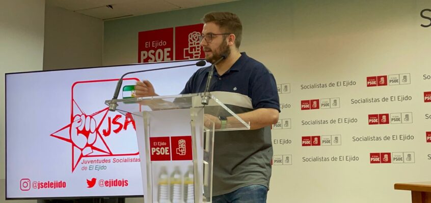 Juventudes Socialistas de El Ejido reclama al Ayuntamiento la creación de un programa cultural dirigido a los jóvenes del municipio