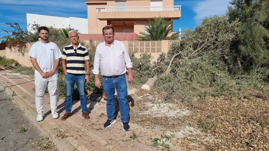 Federico Galdeano, Manuel Pérez Galindo y José Miguel Alarcón