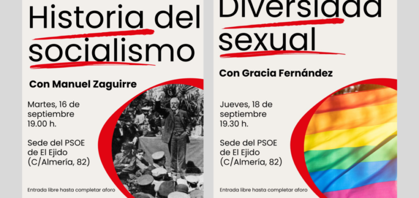 Inauguramos el Aula Socialista de El Ejido, un espacio de diálogo abierto a la ciudadanía
