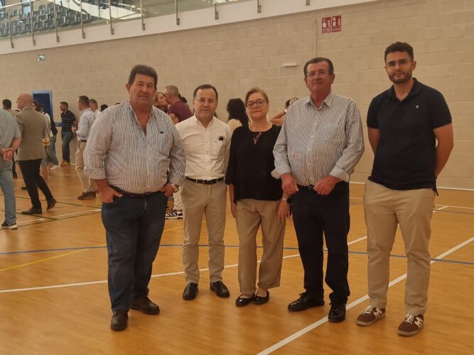 Ángel Sánchez, Felipe Navarro, Mari Carmen Álamo, José Miguel Alarcón y Federico Galdeano